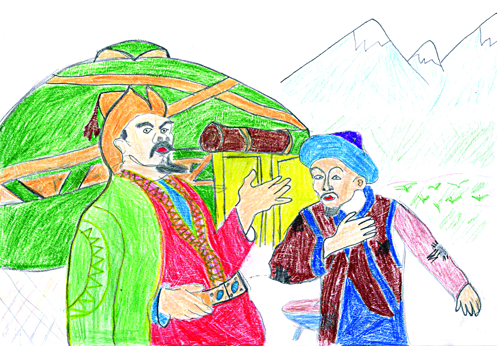 Әңгімелер жинағы. Казахские иллюстрации. Казахские сказки. Казахские народные сказки.