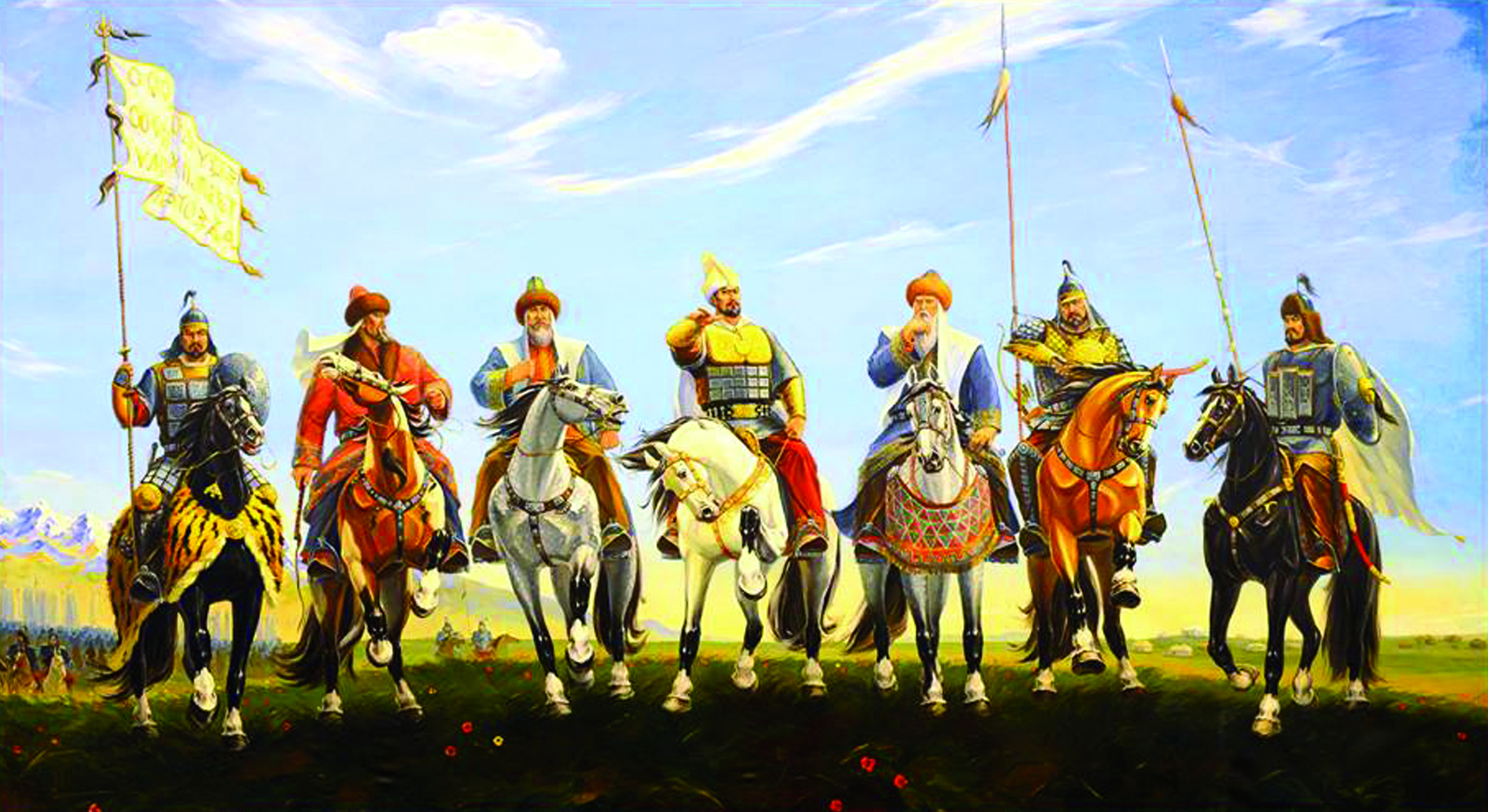 Ак орда и казахское ханство. Казахское ханство (казахская Орда) картины. Хан казахского ханства. Казахский воин. Казахские батыры.